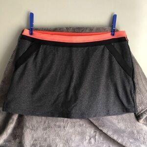 𝅺PRANA activewear Grey Skort Golf tennis workout‎
